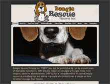 Tablet Screenshot of beaglerescuevic.org